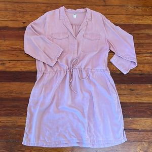 Old Navy Casual Pink Shirtdress